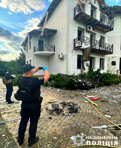 Drone debris damaged house of Russian oppositionist Ponomarev near Kyiv