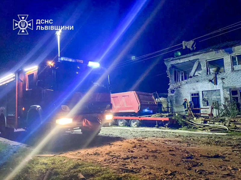 Russian drone attacks on Lviv and Cherkasy regions cause fires