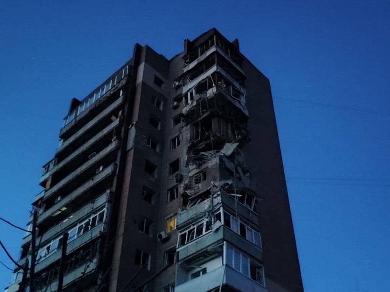 Kharkiv attacked by Shahed drones: Burning houses, rescuers among victims