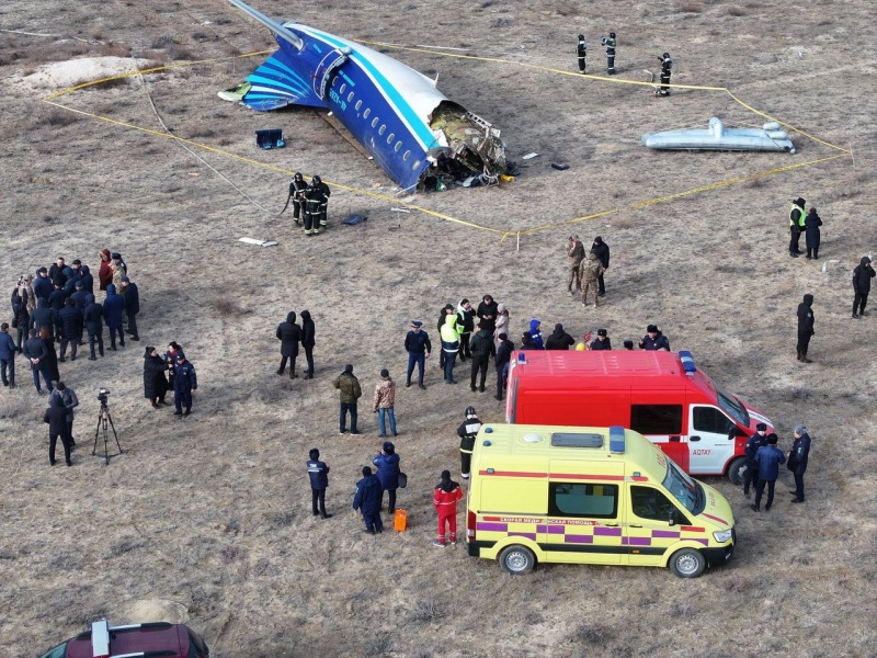 Passenger plane from Baku to Grozny crashes in Kazakhstan (Video)