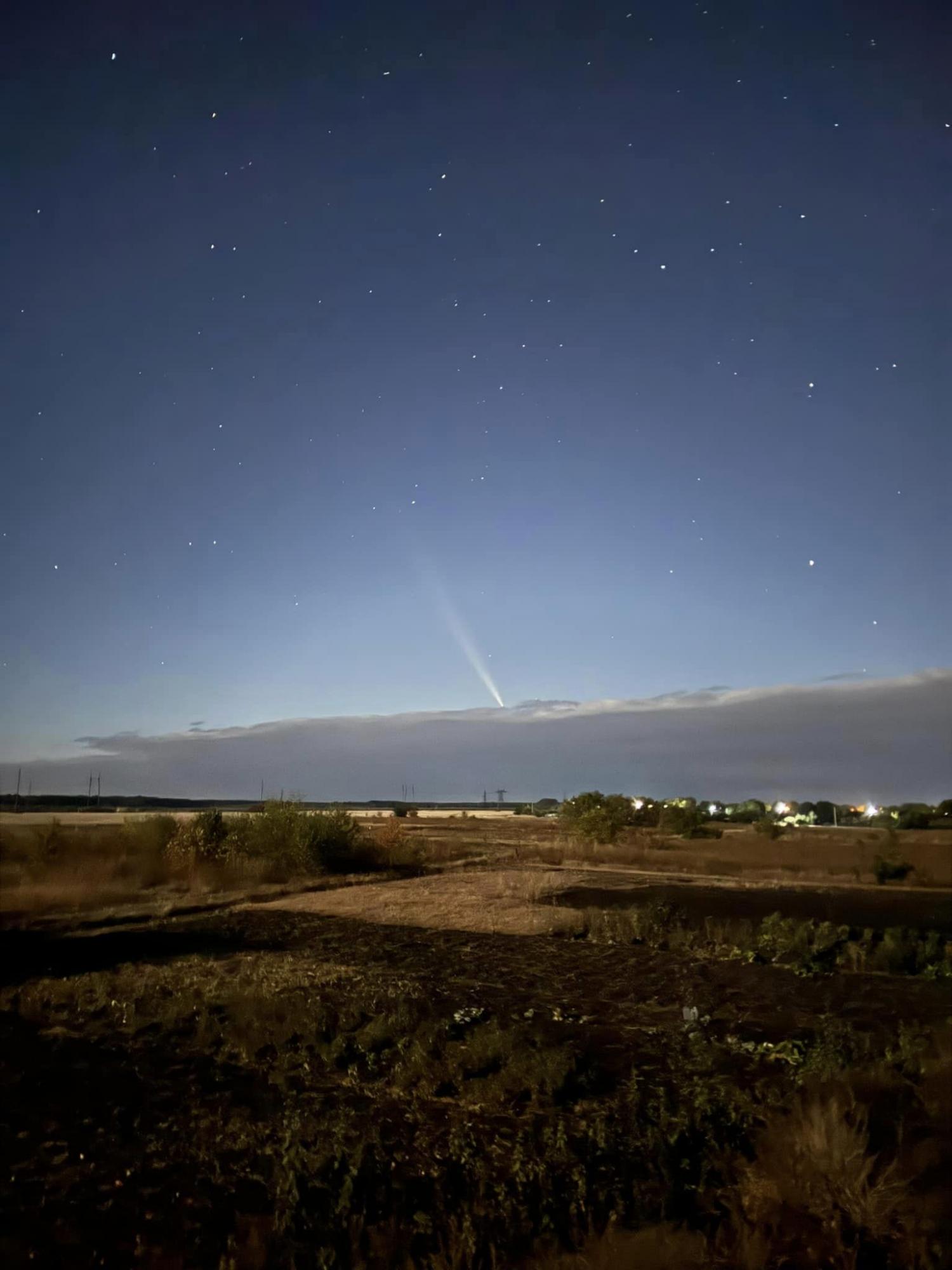Incredibly rare comet flew over Ukraine: Amazing photos revealed