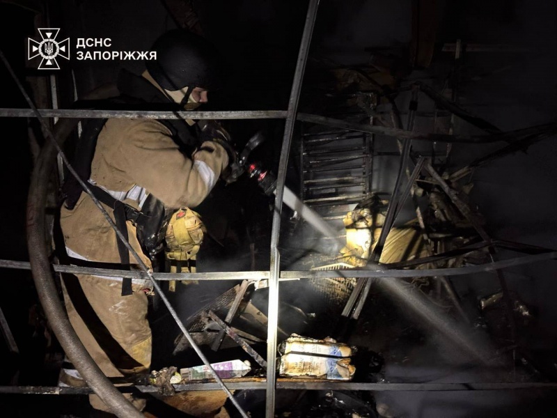 Russia's drone attack: Fires in Kharkiv, Dnipro, and Zaporizhzhia region reported