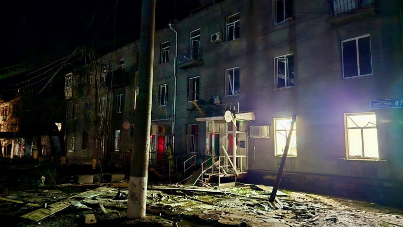 Aftermath of Shahed drone strike on Kharkiv revealed