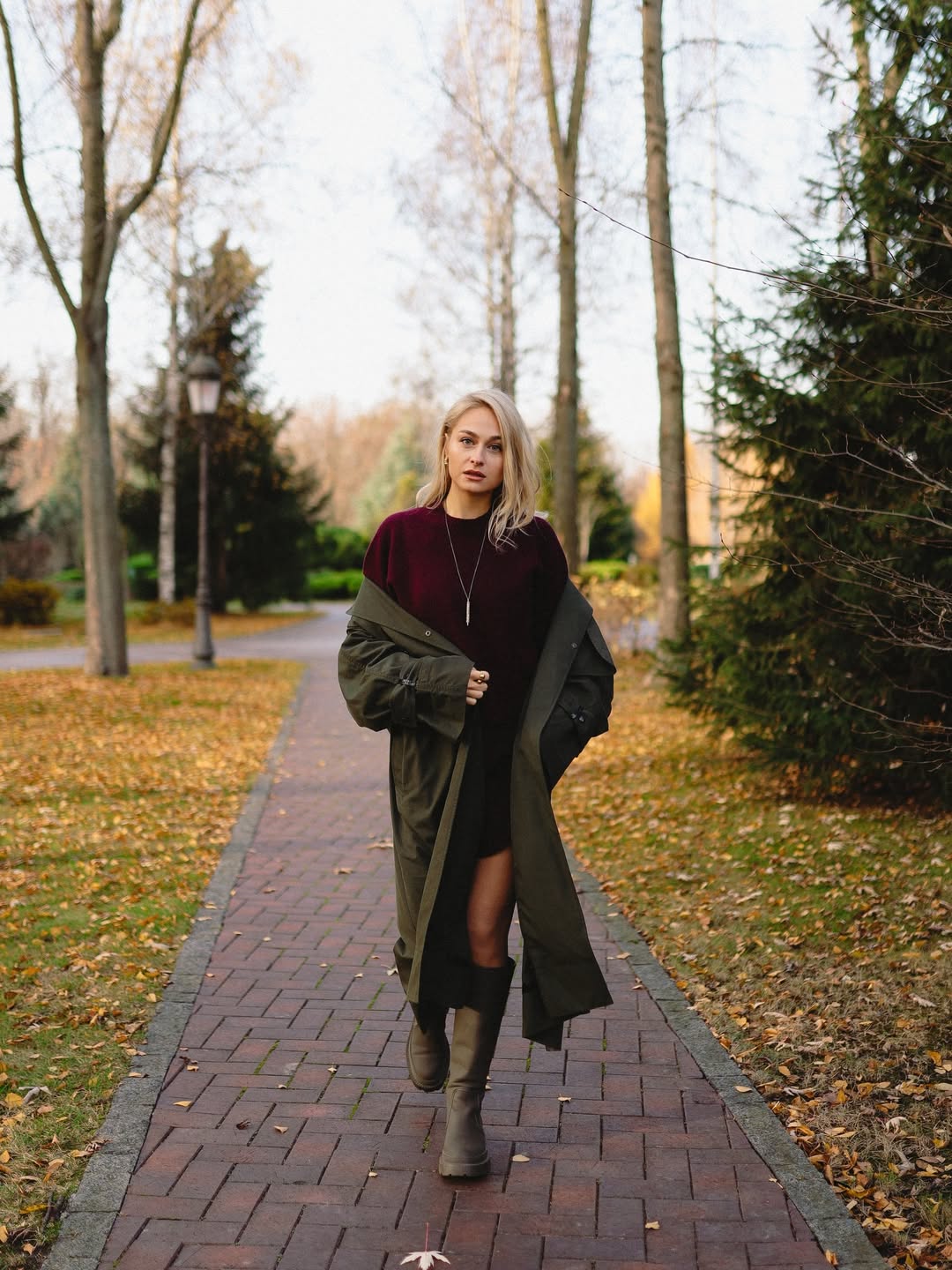 Winter's most stylish boots –  Chic look of Ukrainian actress Anastasiia Tsymbalaru