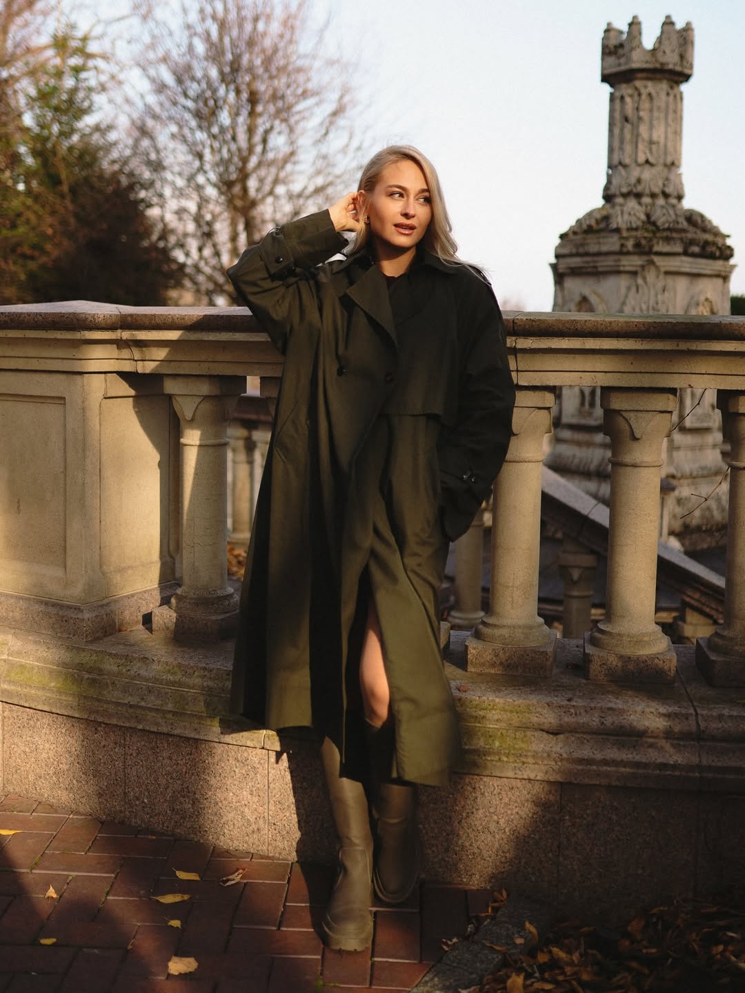 Winter's most stylish boots –  Chic look of Ukrainian actress Anastasiia Tsymbalaru