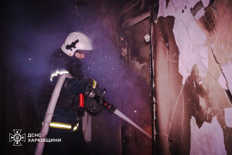 Russian strike on Ukraine's Kharkiv sparks large fire: Aftermath revealed
