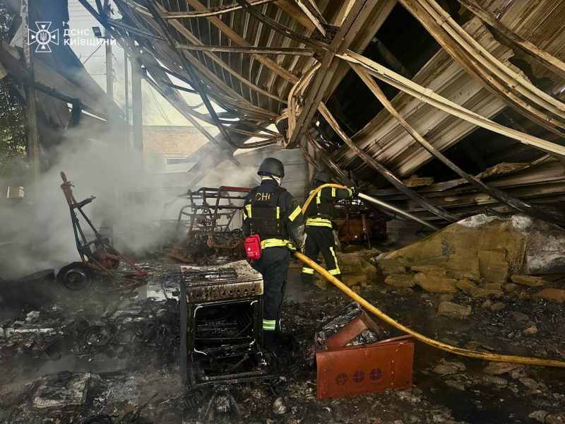 Russian massive strikes cause fires in 4 districts of Kyiv region: Aftermath revealed