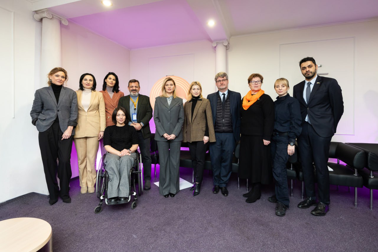 Ukraine's First Lady launches campaign against violence