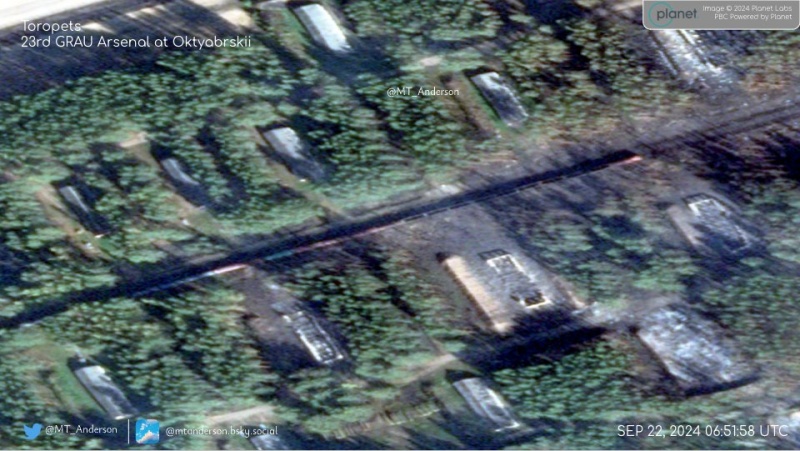 Destruction of nearly 60 buildings at depot in Tver region reported