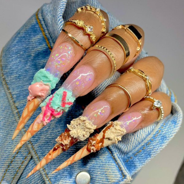Ice cream nails: 5 fun dessert manicure ideas for summer