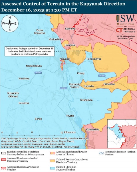 ISW: Both sides advance on Russia-Ukraine front line, fiercest fighting near Pokrovsk and Kupiansk