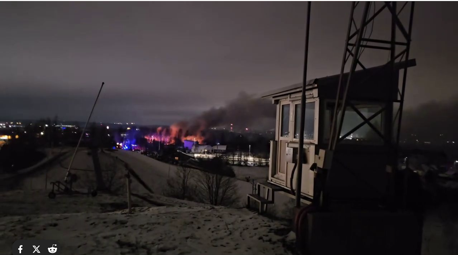 Cargo plane crashes into residential building in Vilnius