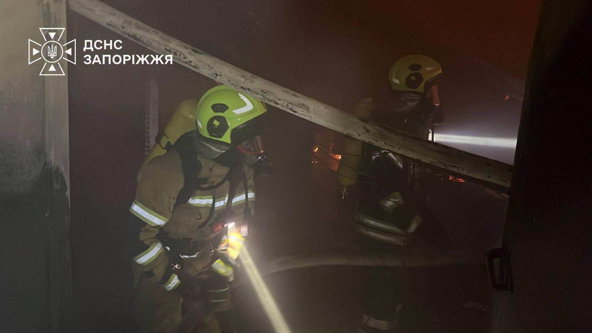 Russian drone strike destroys major shopping center in Ukraine's Zaporizhzhia