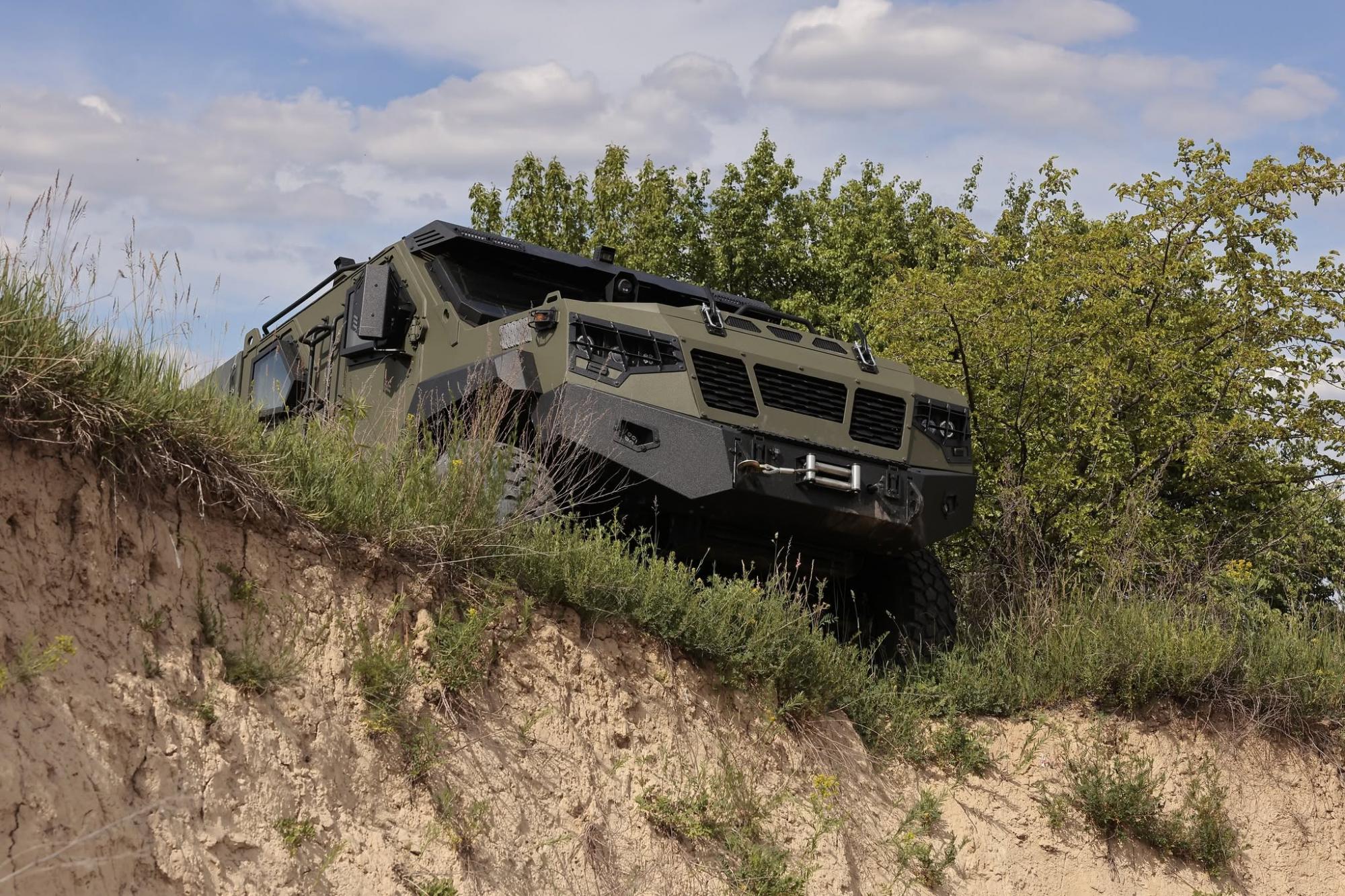 Ukraine's military to get new GYURZA armored pickup for drones, mortars and ammo