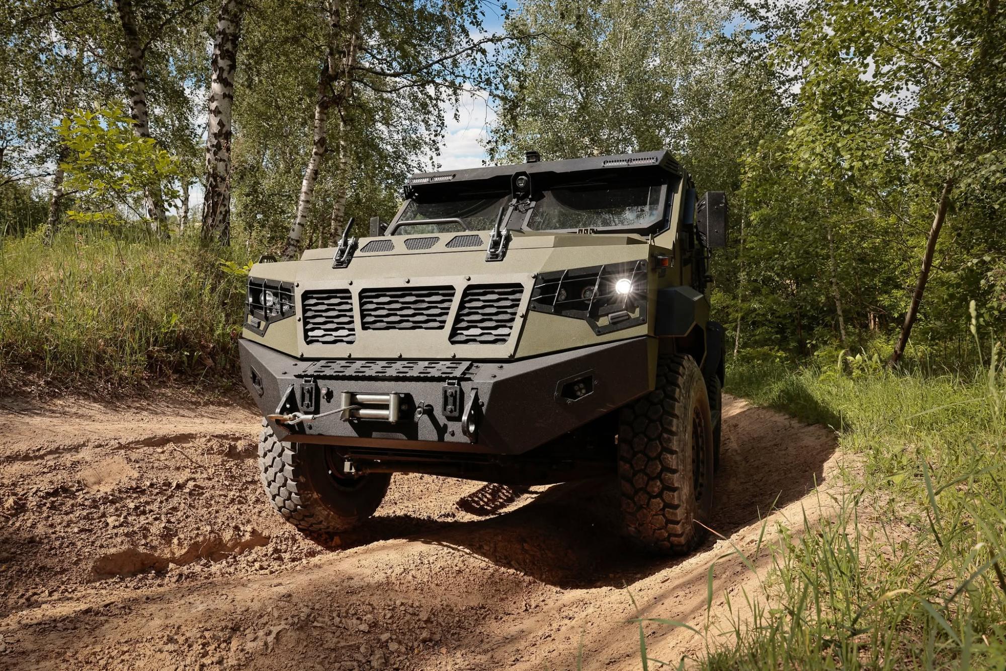 Ukraine's military to get new GYURZA armored pickup for drones, mortars and ammo