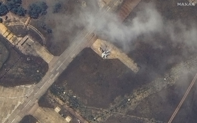 Strike on Belbek airfield in Crimea: Satellite photos reveal aftermath