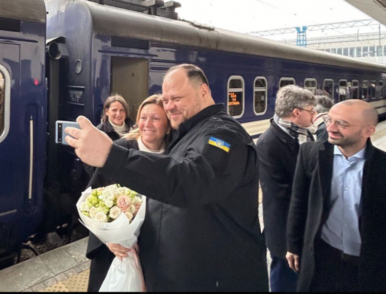 Head of French National Assembly visits Kyiv and addresses Ukrainian Parliament