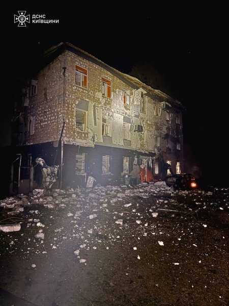 Russian massive strikes cause fires in 4 districts of Kyiv region: Aftermath revealed