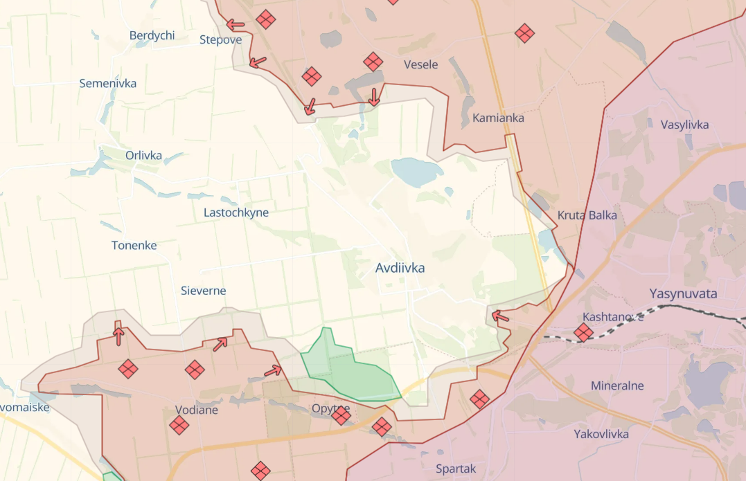 Avdiivka and Maryinka situation, Ukrainian maneuvers near Horlivka: Frontline overview