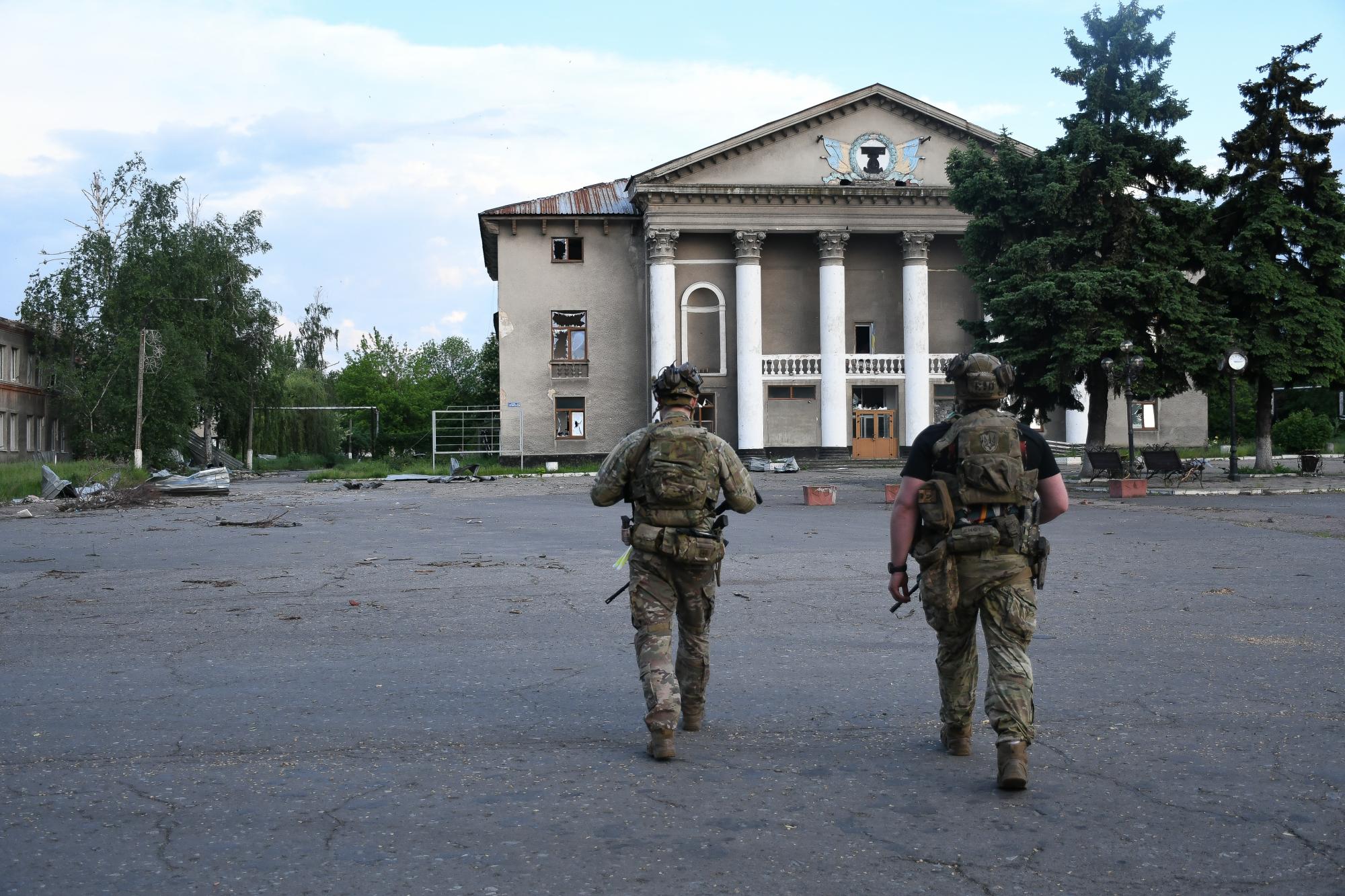 Dust on children's dresses and fake cobwebs: A look inside towns near Pokrovsk