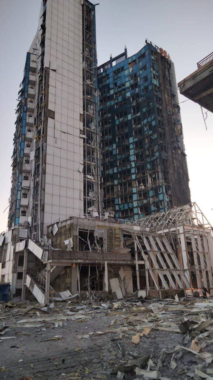 Ukraine MoD: Russian strike on Odesa hotel is a pathetic attempt at retaliation for attack on Sevastopol Navy HQ