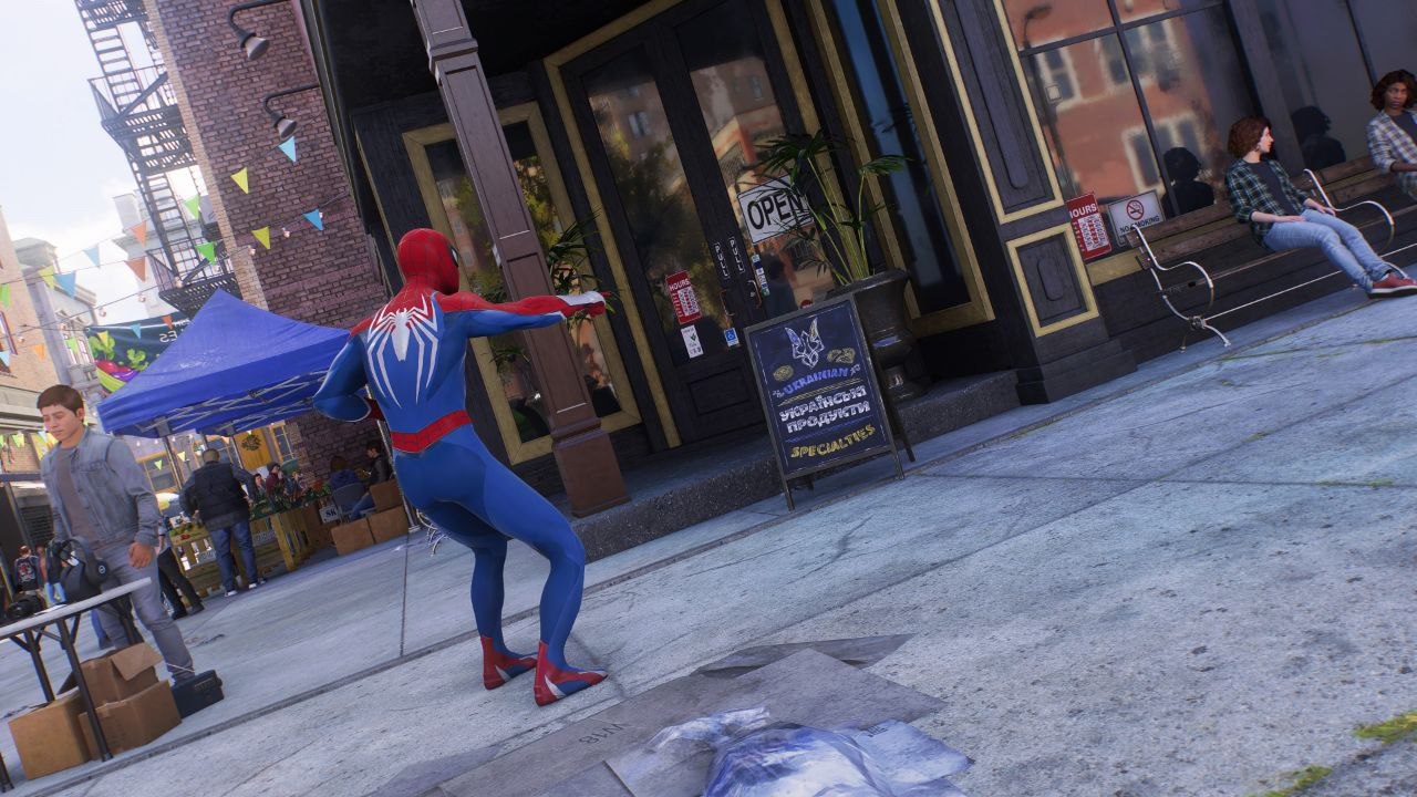 Ukrainian flags and signboards appear in latest Spider-Man game: Photos