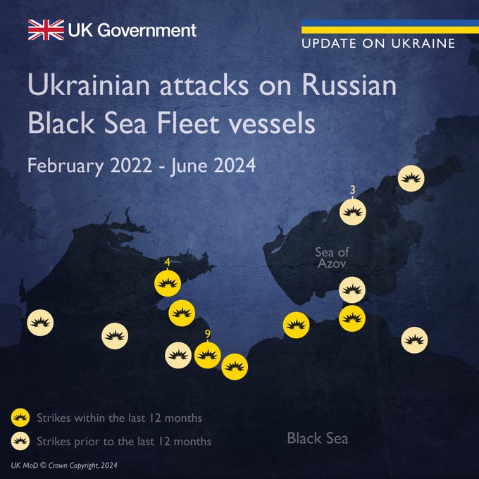 Ukraine accelerates destruction of Russian ships in Black Sea - UK Intelligence