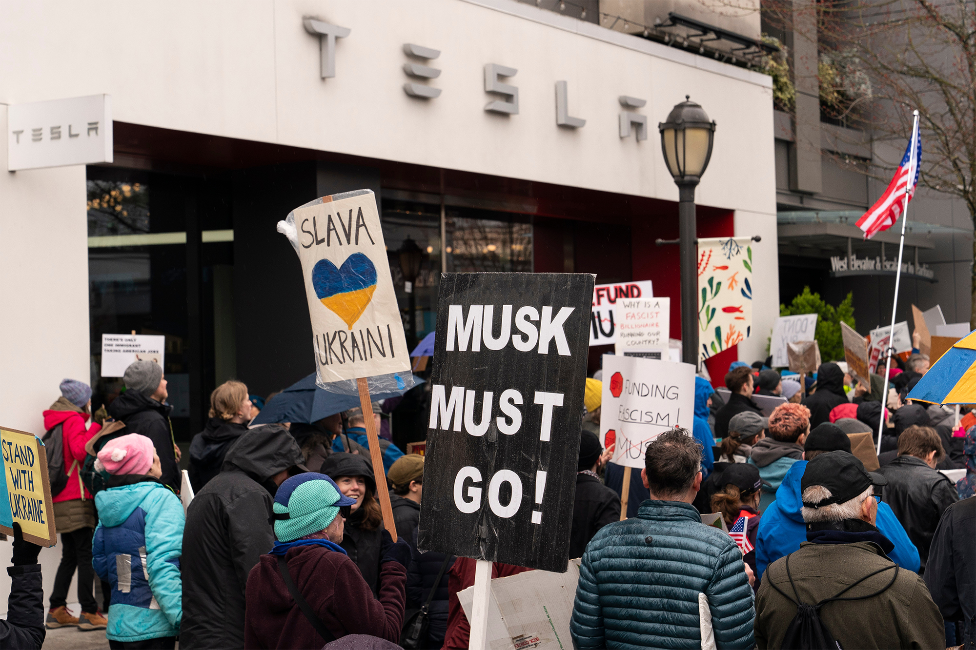 Attacks on Tesla escalate - fires, bullets and Molotov cocktails hit showrooms