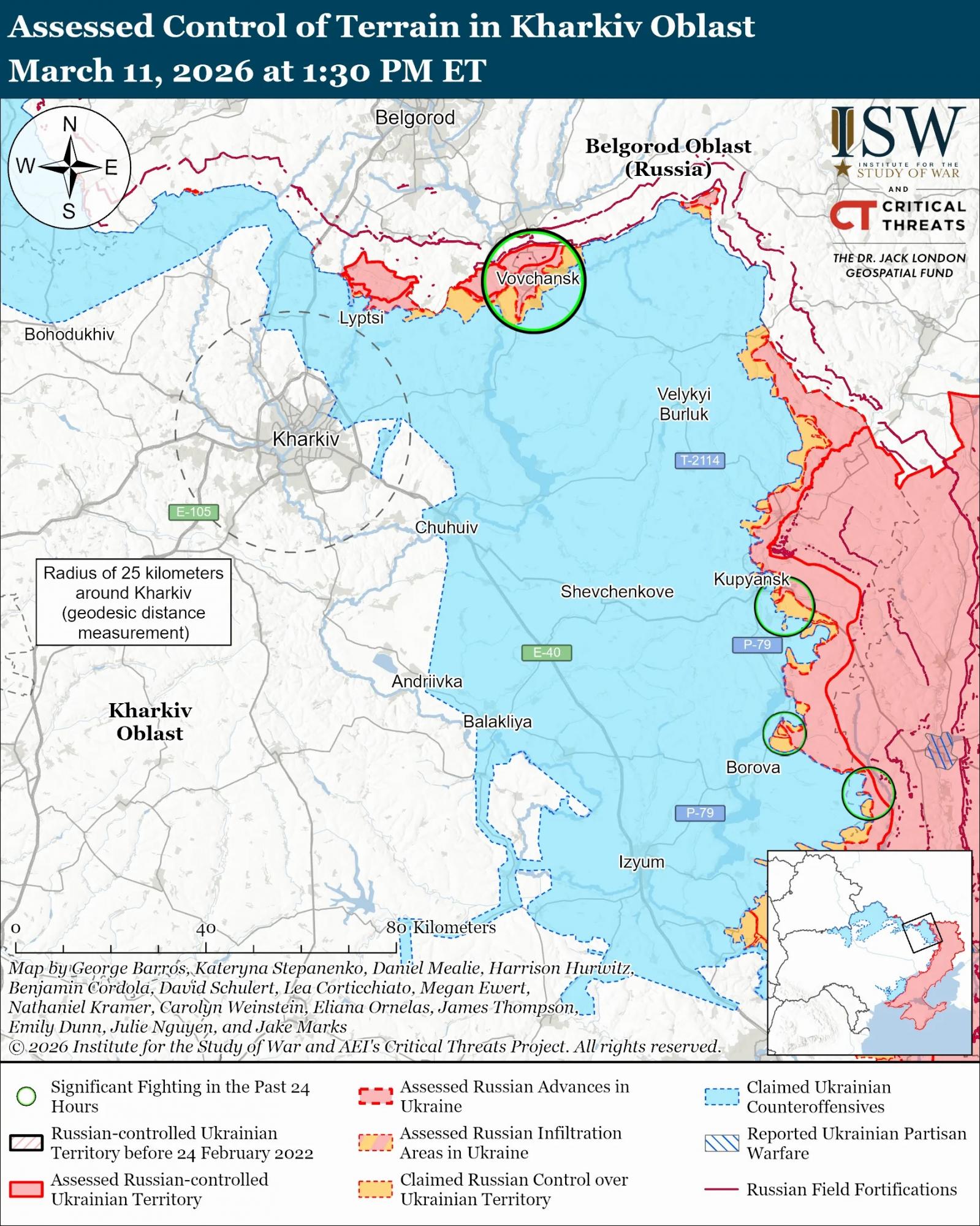 Ukrainian forces advance on multiple fronts, including Kupiansk and Huliaipole — ISW