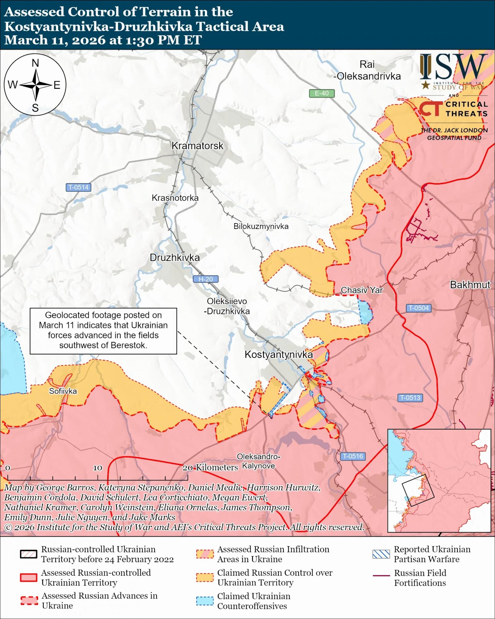 Ukrainian forces advance on multiple fronts, including Kupiansk and Huliaipole — ISW
