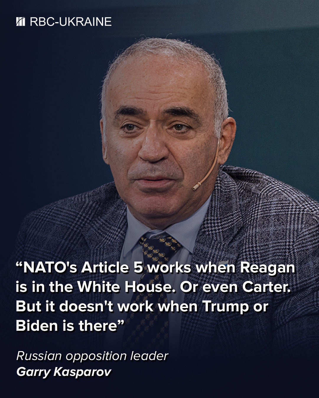 If Russia collapses, China may take over half the country: Interview with Garry Kasparov
