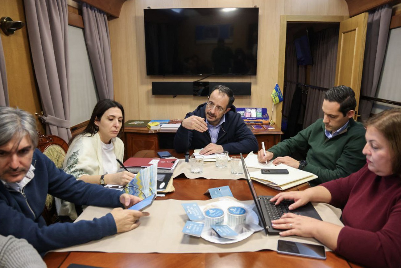 President of Cyprus arrives in Kyiv