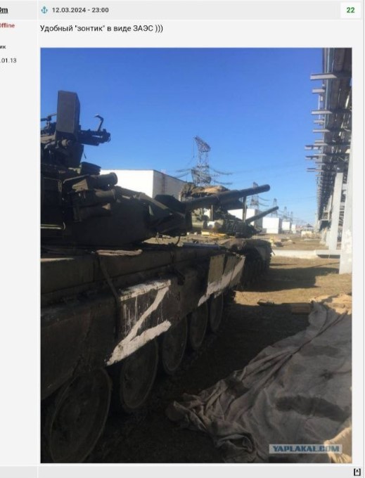 'Russians have turned nuclear plant into military base,' Zaporizhzhia NPP employee