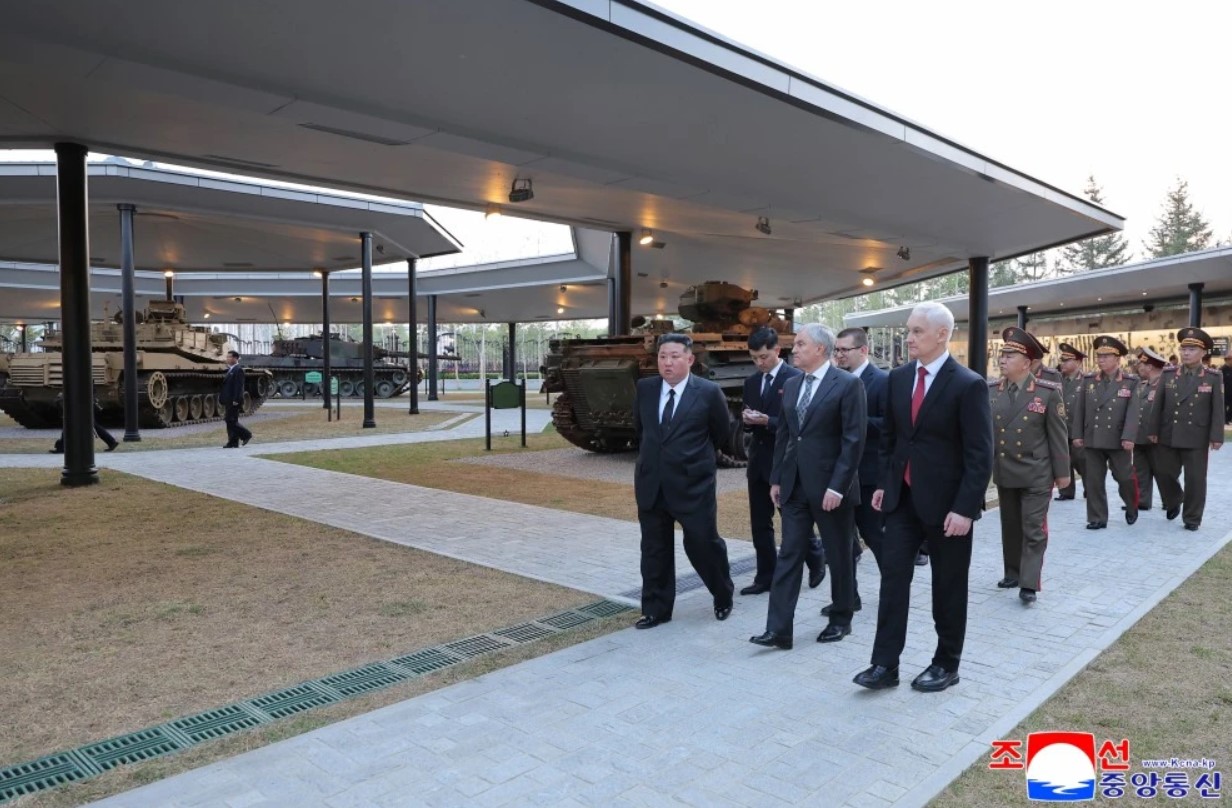 Kim Jong Un opens museum showcasing captured Ukrainian military gear