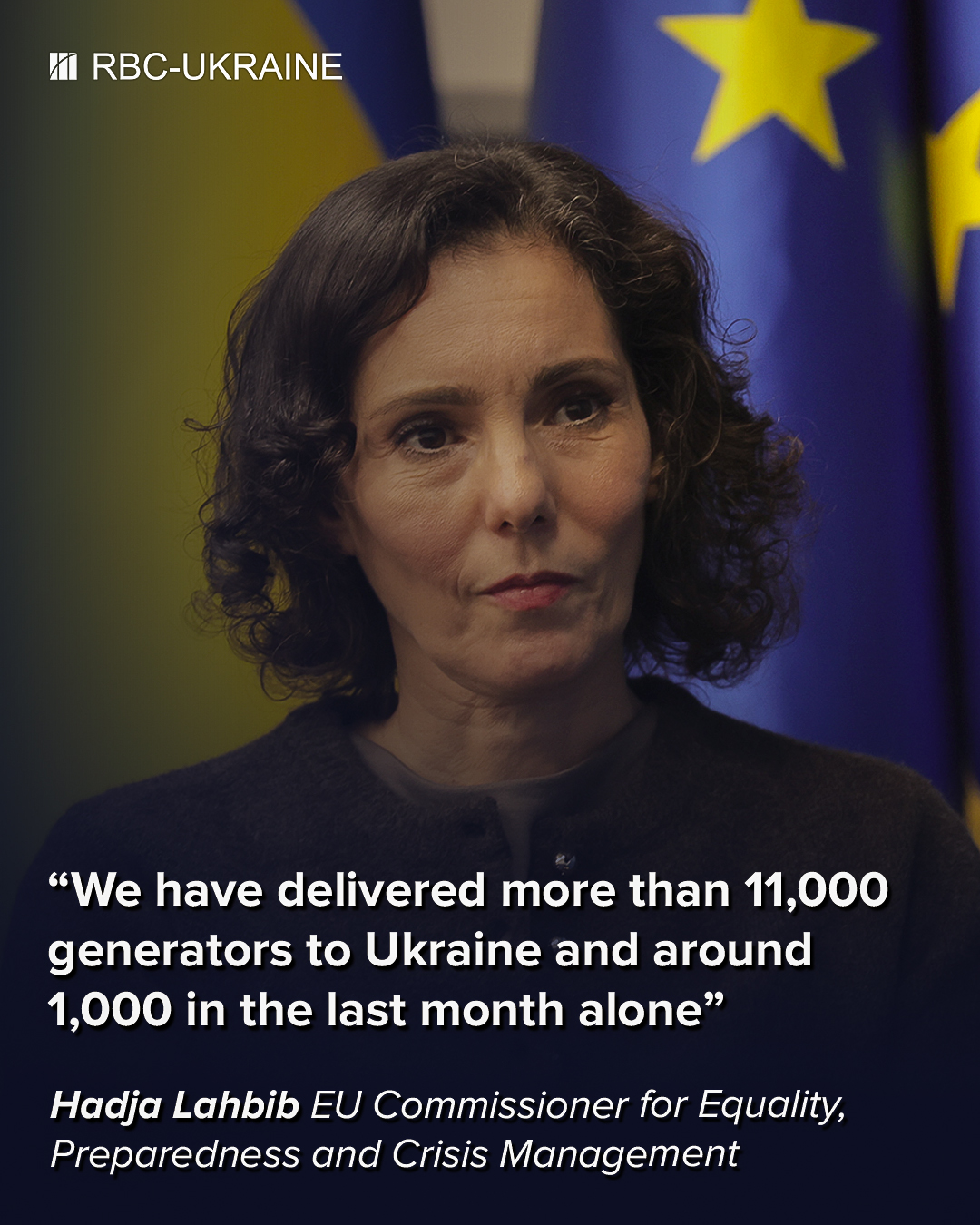 EU aided 9 million Ukrainians, but won't fill US role: Interview with Commissioner Hadja Lahbib