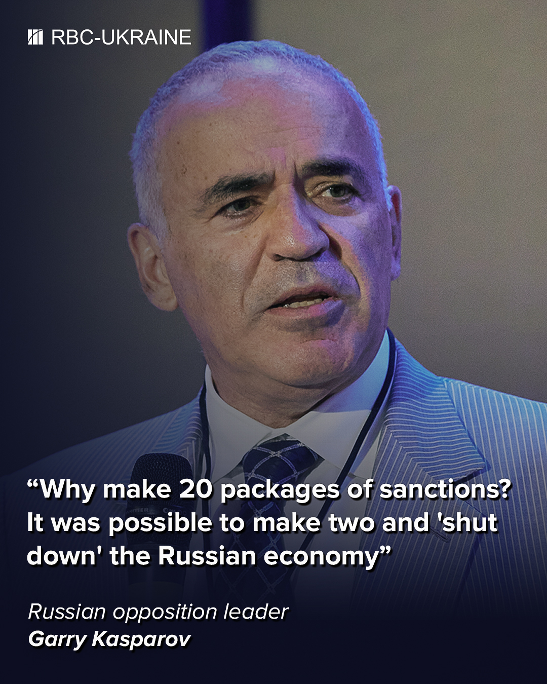 If Russia collapses, China may take over half the country: Interview with Garry Kasparov
