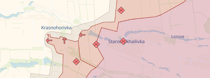 Russian army advanced near Vovchansk and Kalynivka