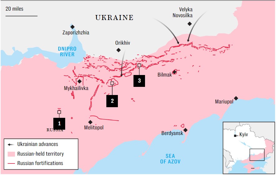 Mines, trenches, 'dragon's teeth': How Russia fortified itself in three defense lines, but couldn't stop Ukraine
