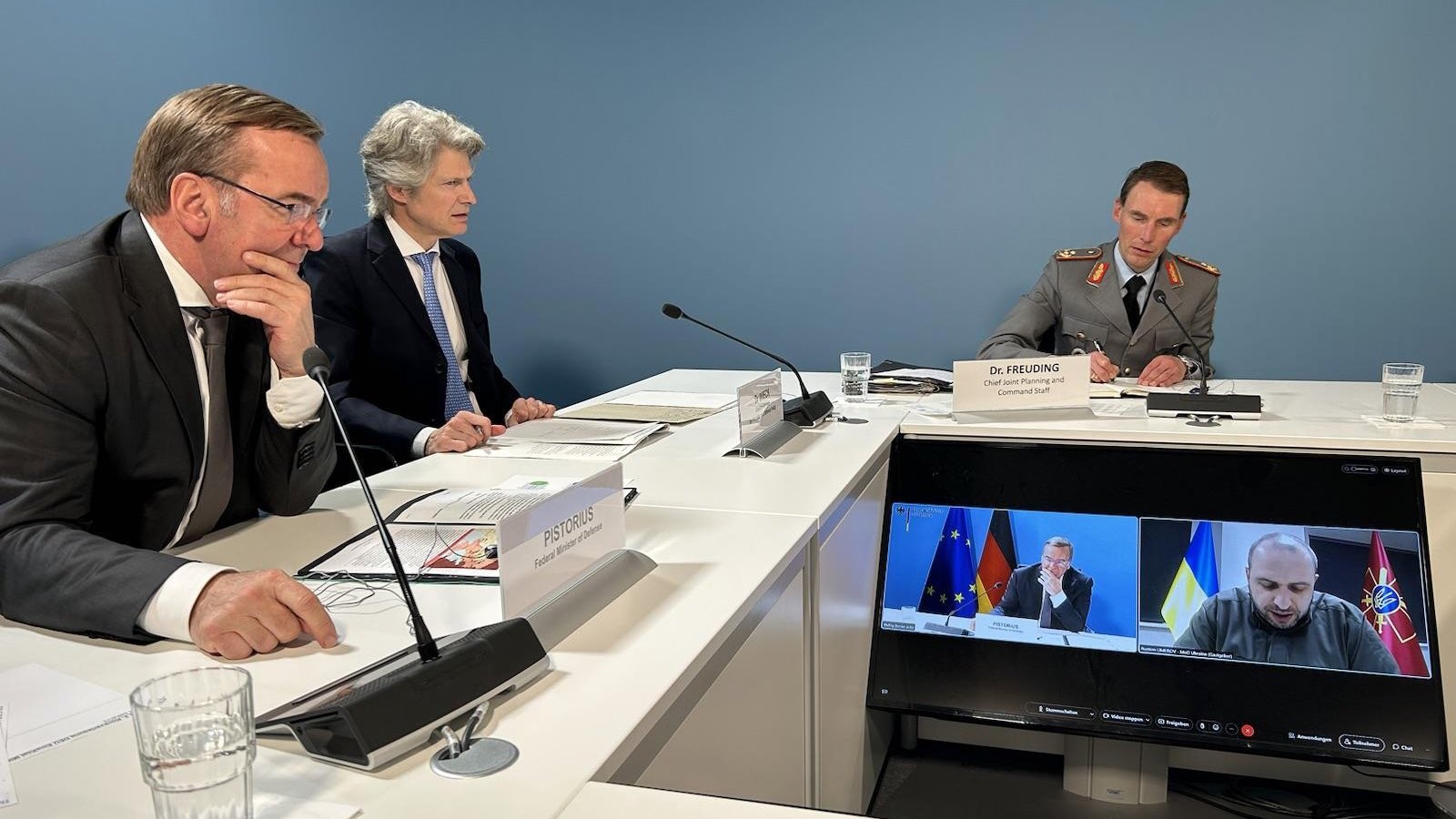 Ukrainian MoD discusses military support with German counterpart