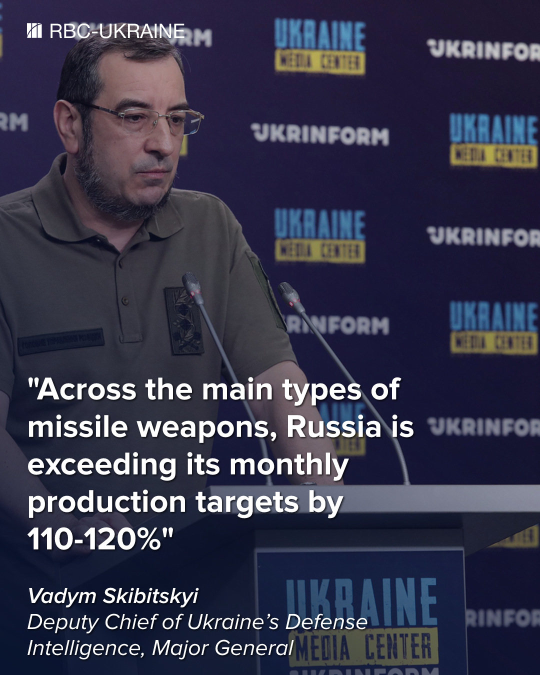 Russia's missile plan is on track — pause in strikes isn't coming, Ukraine's deputy intel chief warns