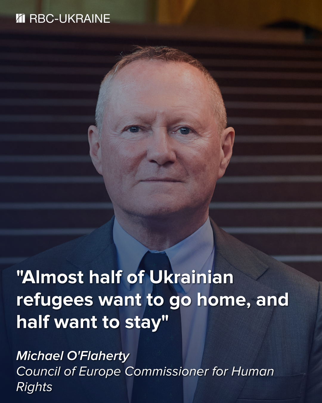 Denying protection to all Ukrainian men in the EU would be discrimination - Commissioner O'Flaherty
