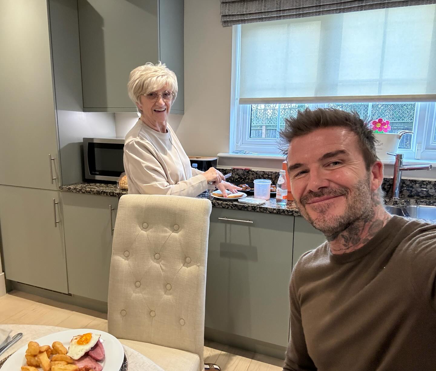 David Beckham shared rare photo with his mother: 'I adore her'