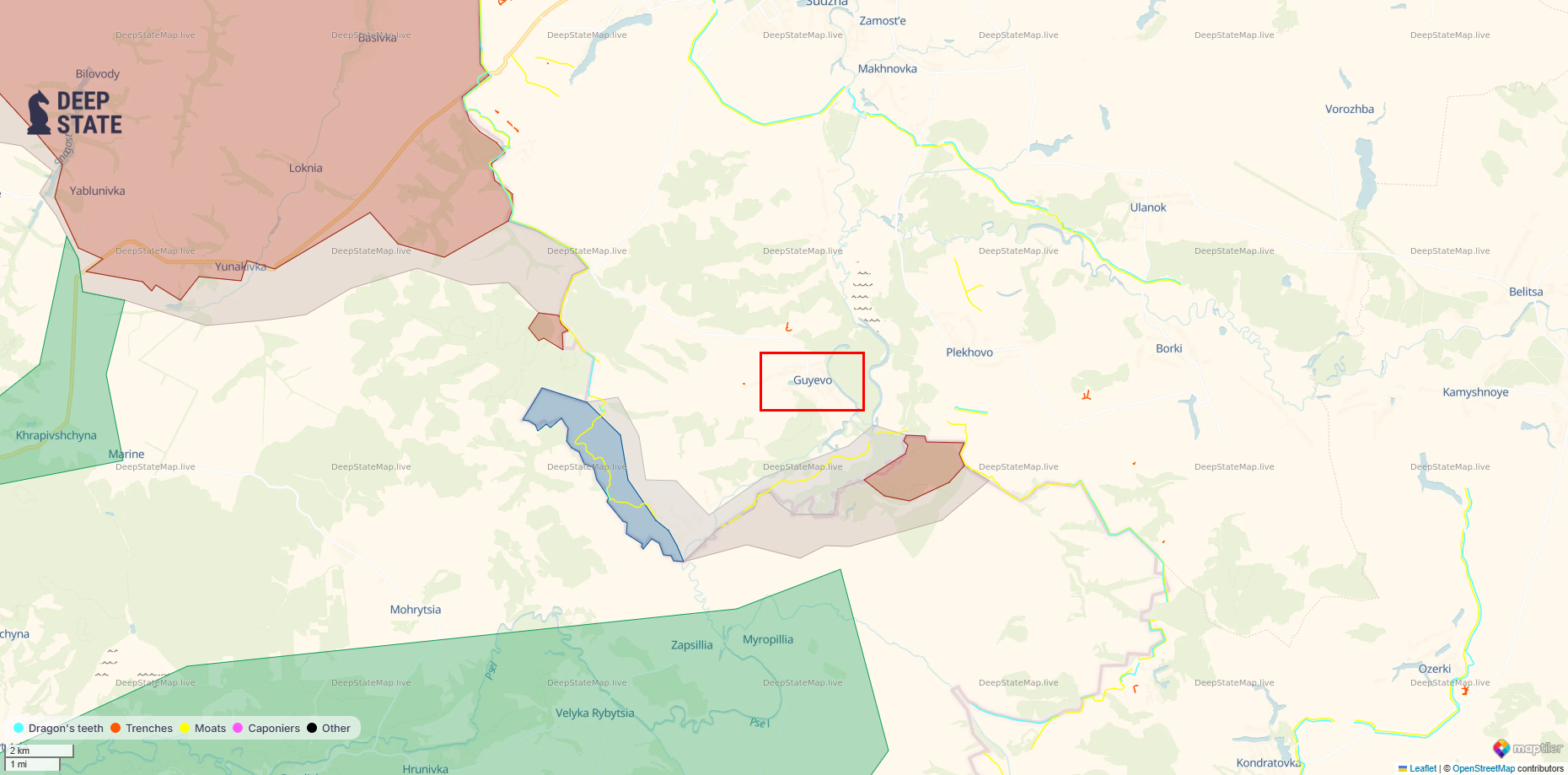 Ukrainian forces raise national flags over several villages in Russia's Kursk region