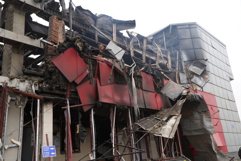 Fastiv’s train station lies in ruins after Russian strike: Report from RBC-Ukraine
