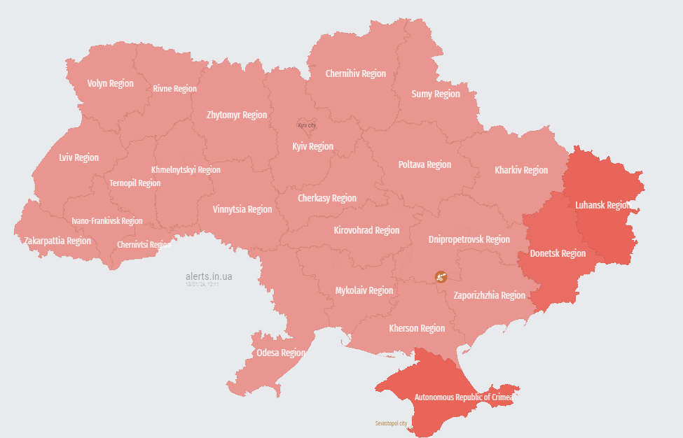 Large-scale air alert announced in Ukraine again: MiG-31K took off