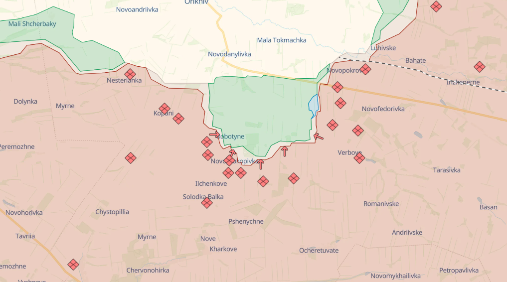 Zelenskyy visits Ukrainian Armed Forces' positions in Robotyne