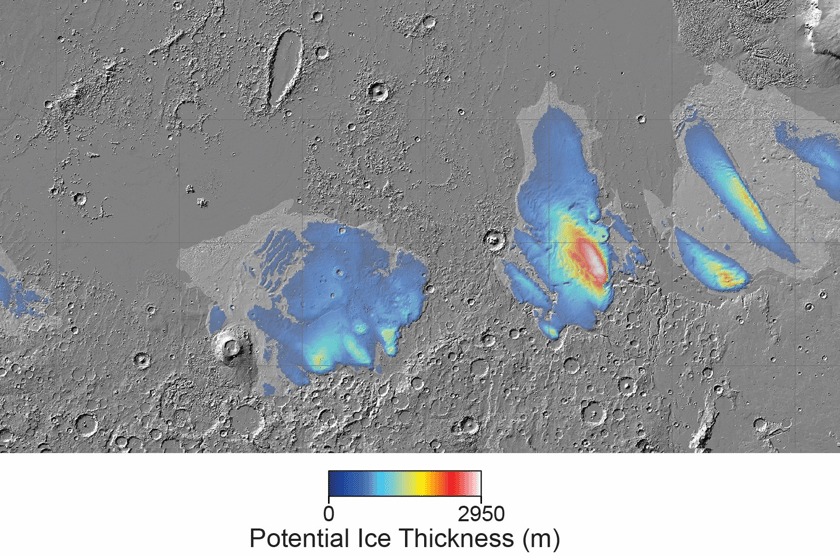 Massive subsurface frozen sea discovered on Mars