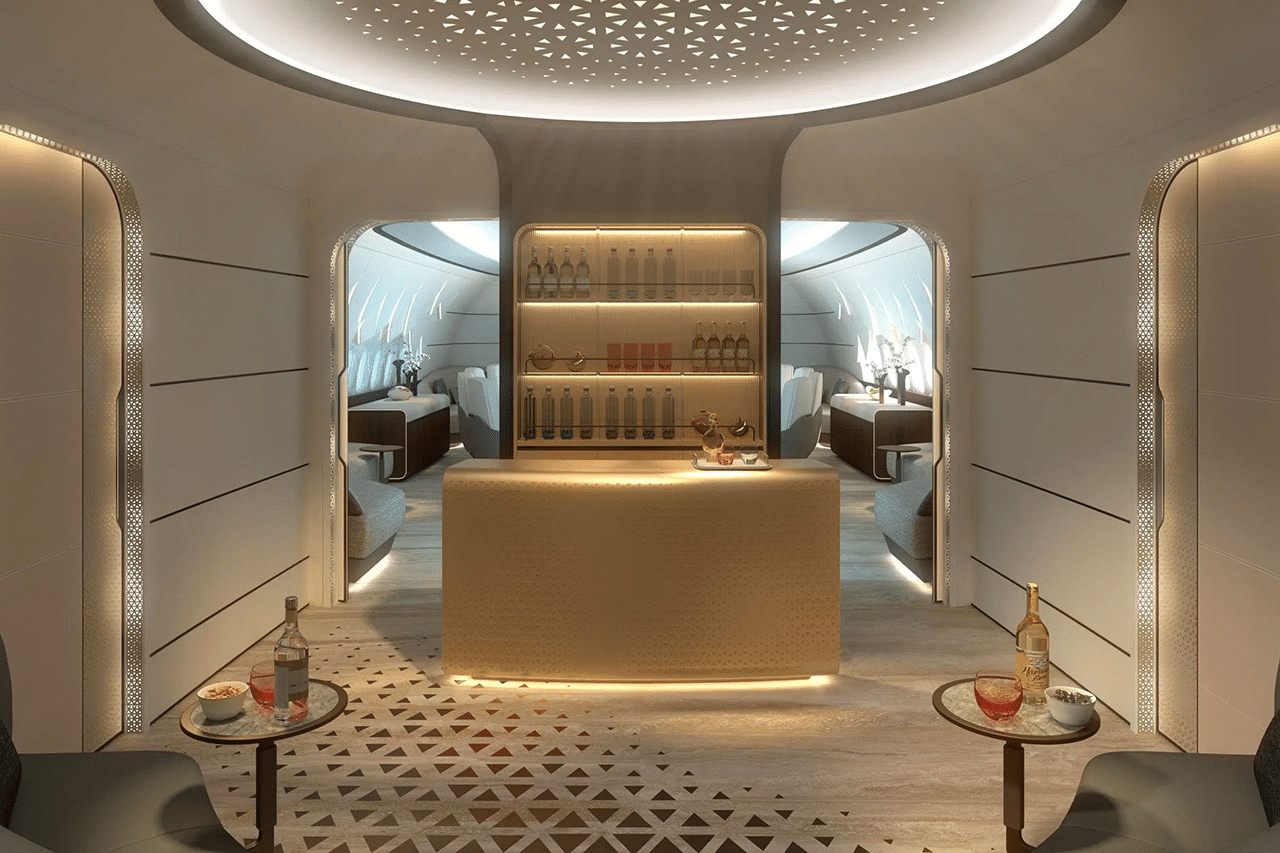 Inside world's largest twin-engine Boeing BBJ: Royal interior