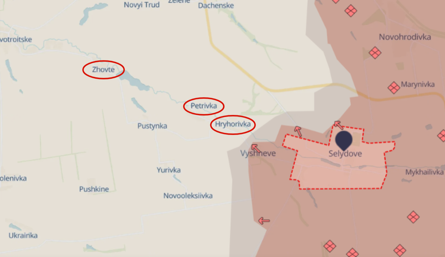 Selydove in 'red zone'? Frontline situation analysis and possible risk for Pokrovsk