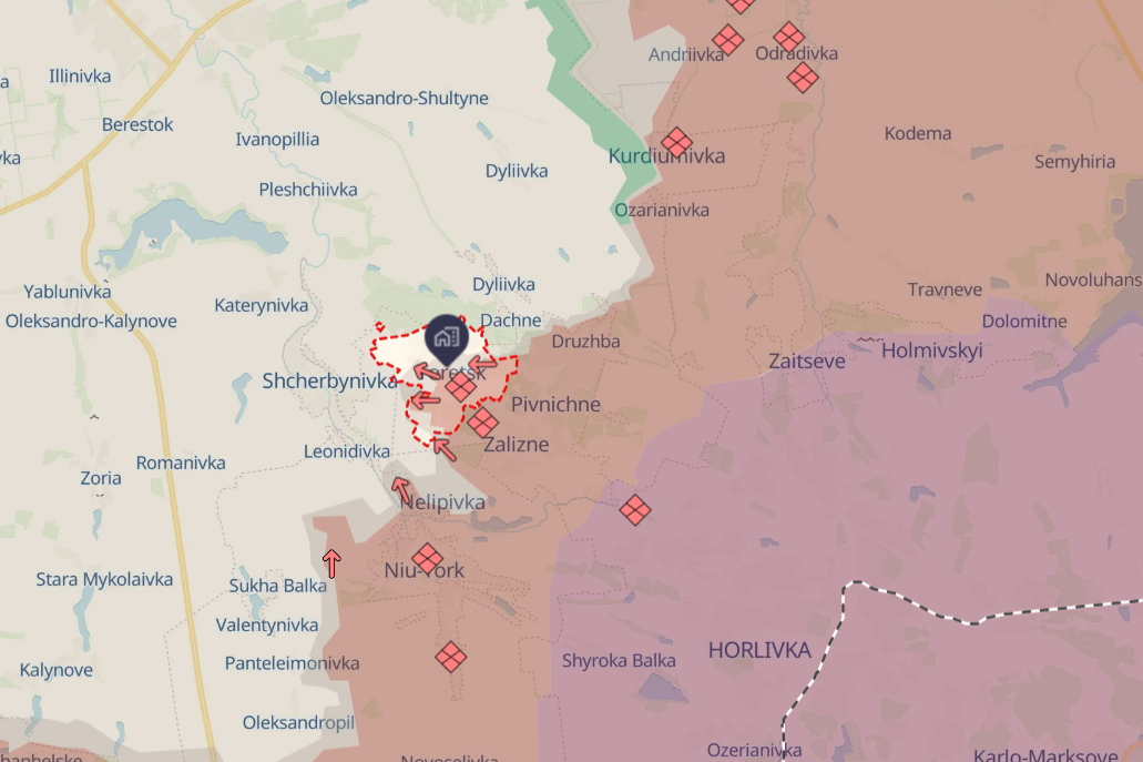 Russians target Ukrainian positions near Chasiv Yar and Toretsk